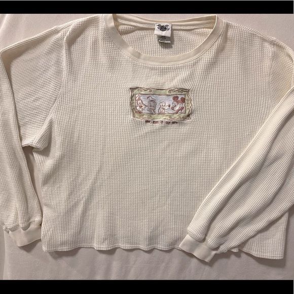 Disney Tops - Vintage Disney “men in my life” long sleeve thermal top
